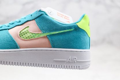 Buy Fresh Nike Air Force 1 Low Oracle AquaGhost Green-Washed Coral
