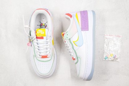 Buy Nike WMNS Air Force 1 Shadow White Hydrogen Blue-Purple CW2630-141