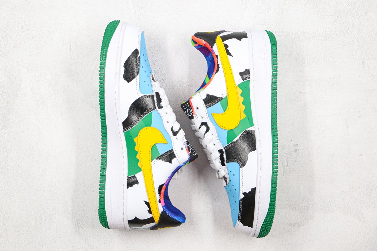 Nike Chunky Dunky Ben and Jerry Custom Hand Painted Air Force 1s – B Street  Shoes