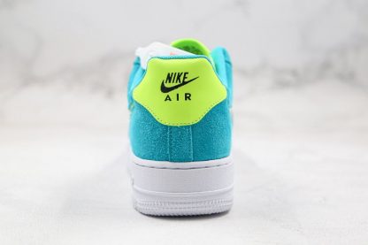 Fresh Nike Air Force 1 Low Oracle AquaGhost Green-Washed Coral Heel