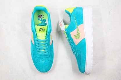 Fresh Nike Air Force 1 Low Oracle AquaGhost Green-Washed Coral Sale