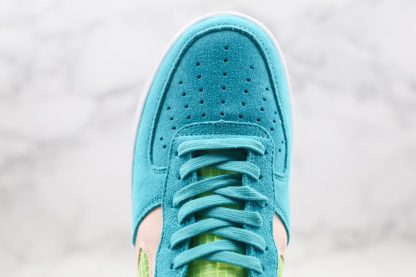 Fresh Nike Air Force 1 Low Oracle AquaGhost Green-Washed Coral Upper
