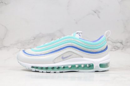 Girls Nike Air Max 97 GS Aura Sapphire-Aurora-White Big Kids