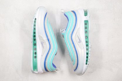 Girls Nike Air Max 97 GS Aura Sapphire-Aurora-White Big Kids Top