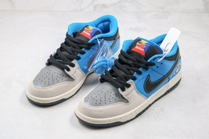 Instant Skateboards x Nike SB Dunk Low 25th Anniversary Blue Grey Front