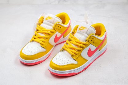 Kasina x Nike Dunk Low Pearl White University Gold-Melon Tint Front