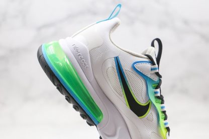 New Nike Air Max 270 React Worldwide White CK6457-100 Medial