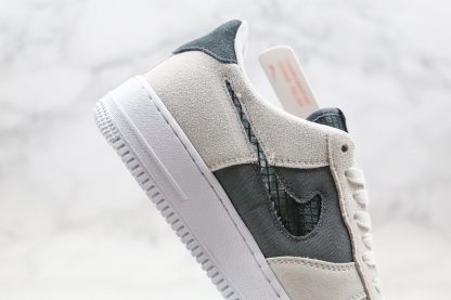 Nike Air Force 1 LV8 White Iron Grey Off Noir Woven