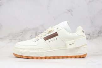 Nike Air Force 1 Type Sail Light Ivory-Earth Brown