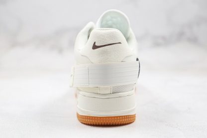 Nike Air Force 1 Type Sail Light Ivory-Earth Brown Heel