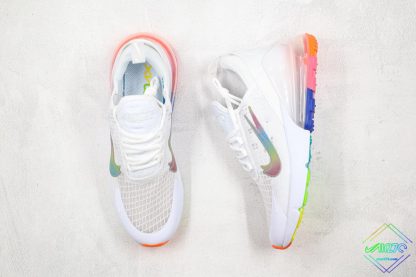 Nike Air Max 270 White Layered swoosh UPPER