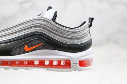 Nike Air Max 97 White Black-Metallic Silver-Total Orange Sale