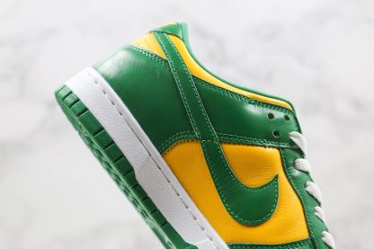 Nike Dunk Low SP Brazil Varsity Maize Pine Green-White Medial