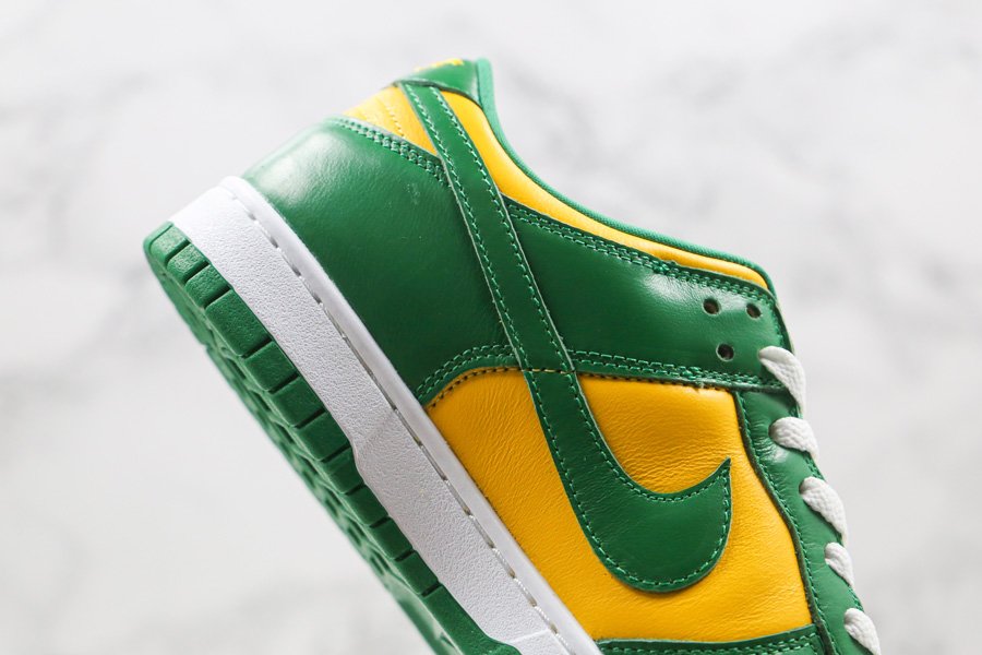 Nike Dunk Low SP "Brazil" Varsity Maize/Pine Green-White