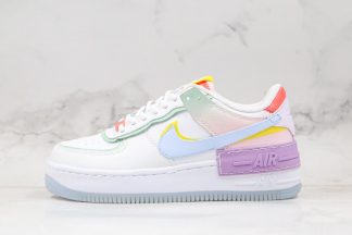 Nike WMNS Air Force 1 Shadow White Hydrogen Blue-Purple CW2630-141