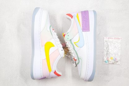 Nike WMNS Air Force 1 Shadow White Hydrogen Blue-Purple CW2630-141 Top