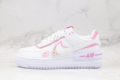 Nike Wmns Air Force 1 Shadow Magic Flamingo White Cherry Blossom Pink