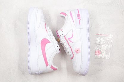 Nike Wmns Air Force 1 Shadow Magic Flamingo White Pink Top