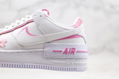 Nike Wmns Air Force 1 Shadow Magic Flamingo White Pink doubled-up Style