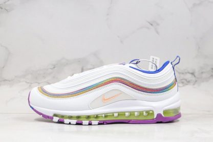 Nike Wmns Air Max 97 SE White Iridescent Stripes CW2456-100