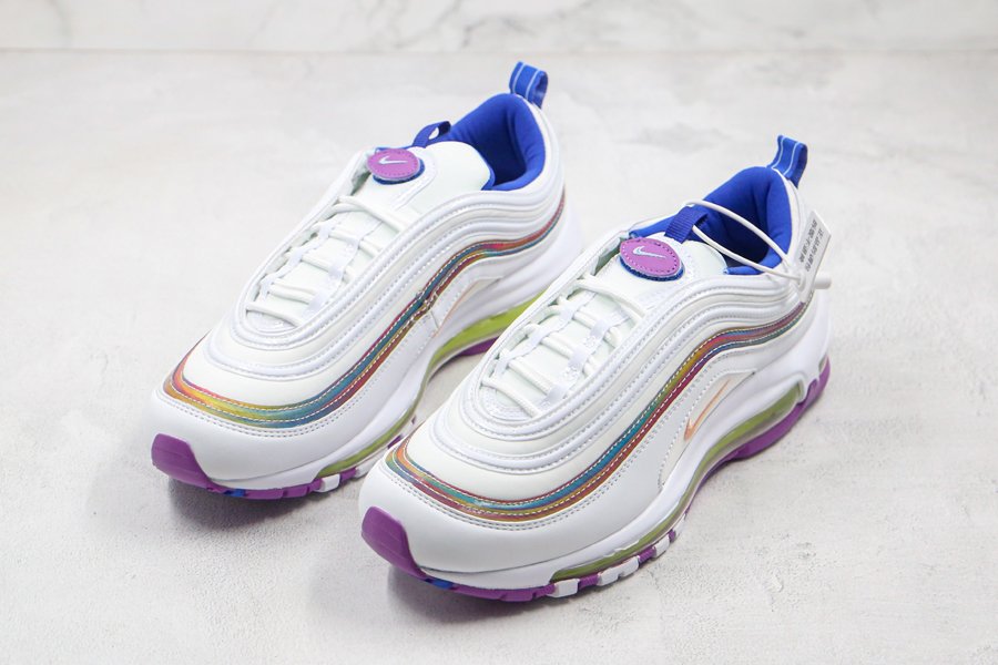 Nike Wmns Air Max 97 SE White Iridescent Stripes CW2456-100 To Buy