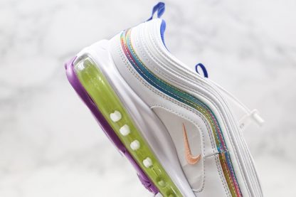 Nike Wmns Air Max 97 SE White Iridescent Stripes CW2456-100 Medial