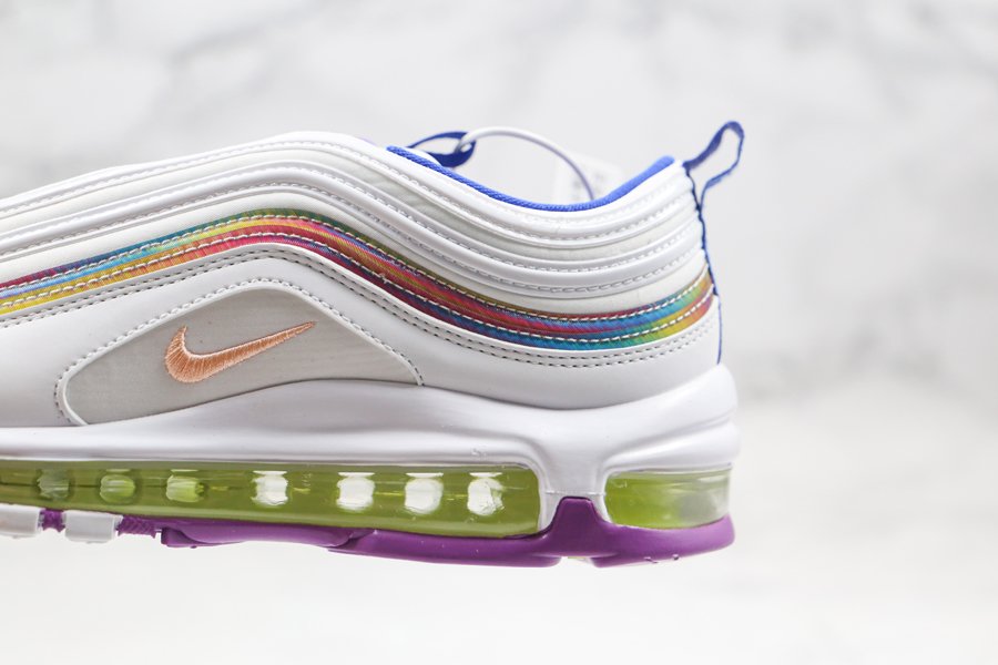 womens air max 97 white iridescent