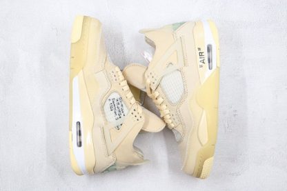 Off-White x Air Jordan 4 SP Sail pair