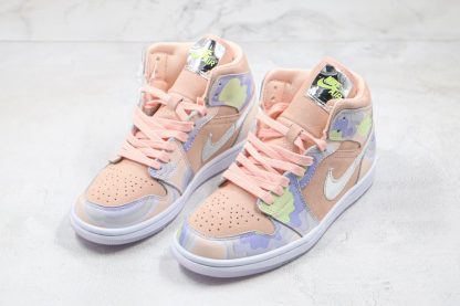 Air Jordan 1 Mid SE P(HER)SPECTIVE Peach Multi Front