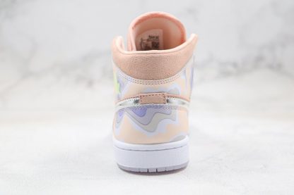 Air Jordan 1 Mid SE P(HER)SPECTIVE Peach Multi Heel