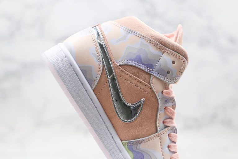peach jordan 1 mid