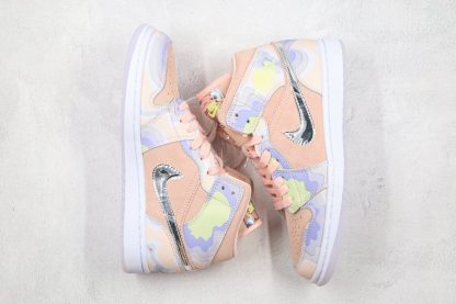 Air Jordan 1 Mid SE P(HER)SPECTIVE Peach Multi Top