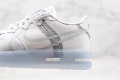 Brand New Nike Air Force 1 React QS White Ice Blue Panel