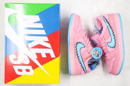 Grateful Dead Dunks SB Low Digital Pink Aqua Blue Top