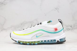 Mens Nike Air Max 97 Worldwide White Blue Fury-Black-Volt