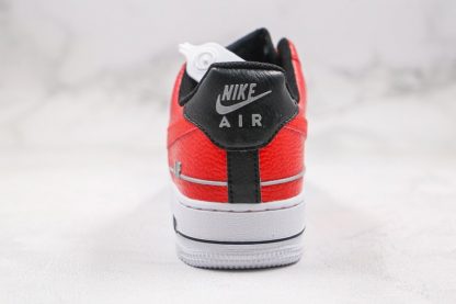 Nike Air Force 1 07 LV8 Double Air Pack Laser Crimson CJ1379-600 Heel