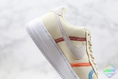 Nike Air Force 1 07 LX Life Lime beige swoosh