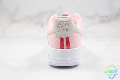 Nike Air Force 1 07 LX Silt Red Soft Pink heel