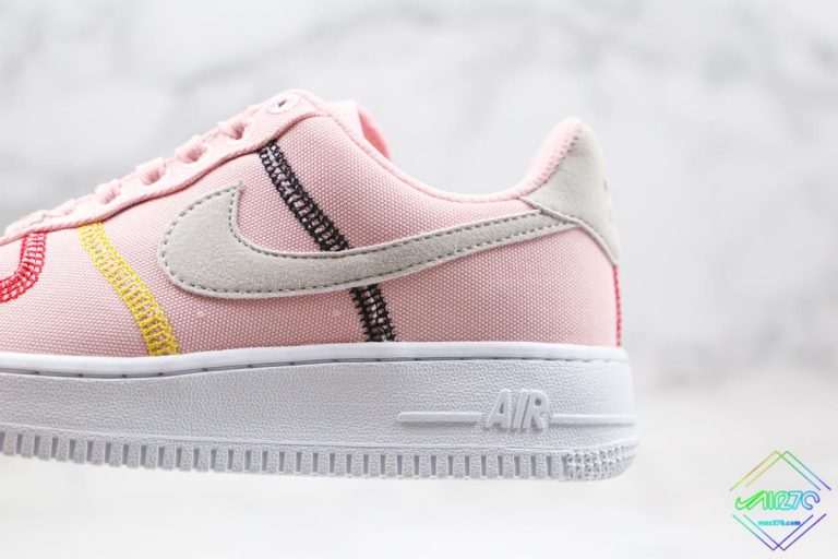 air force 1 07 trainers pink foam university red