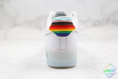 Nike Air Force 1 Low Be True-Pride Month rainbow heel