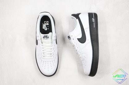 Nike Air Force 1 Low White Black Midsole tongue