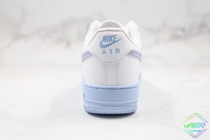 Nike Air Force 1 Low White Hydrogen Blue heel