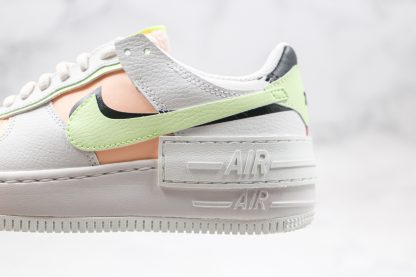 Nike Air Force 1 Shadow White Barely Volt double
