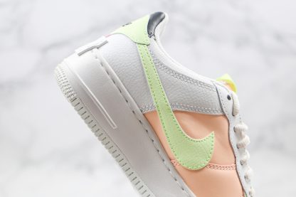 Nike Air Force 1 Shadow White Barely Volt lateral