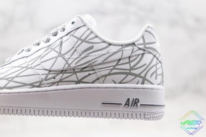 Nike Air Force 1 White 3M Reflective Medial