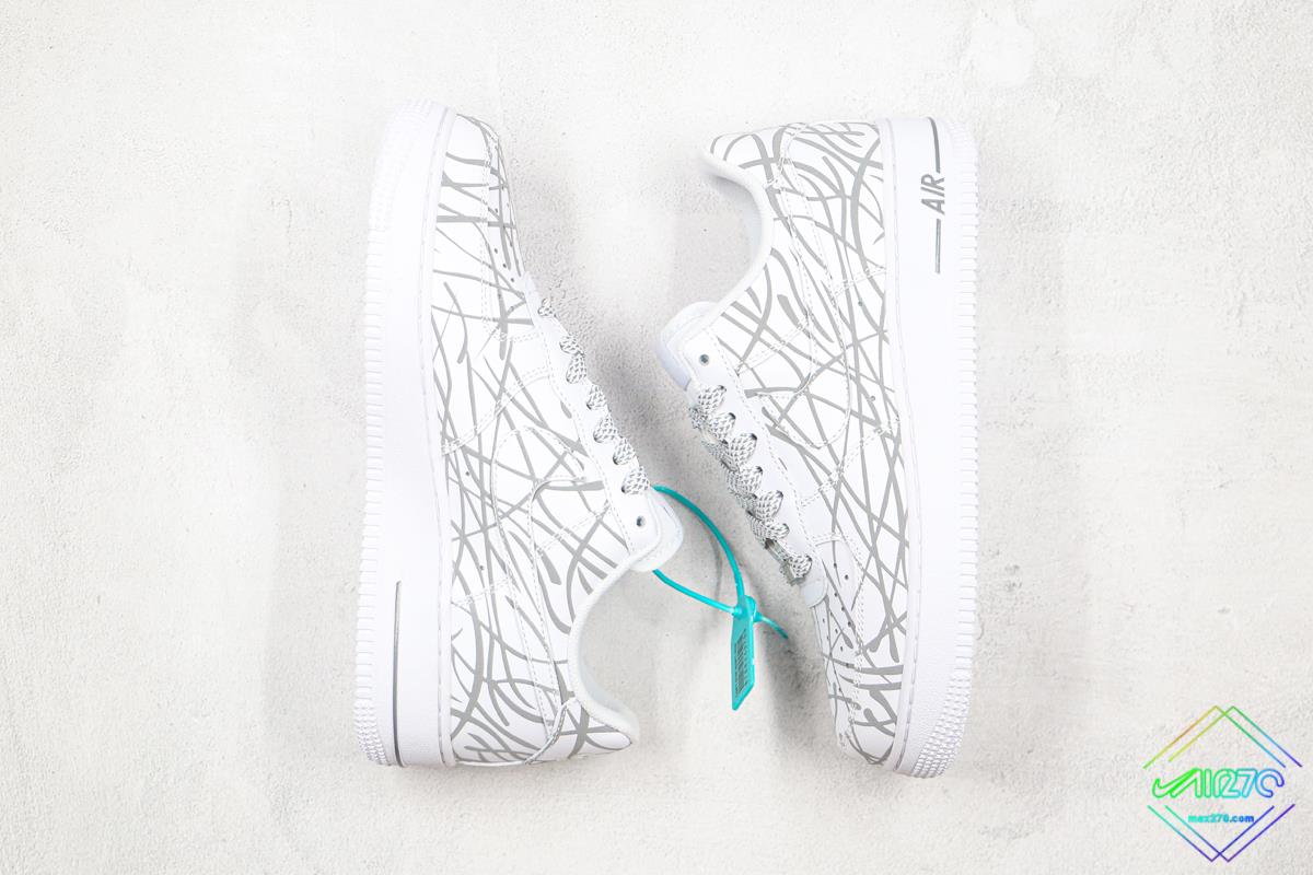 nike reflective shoes white