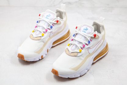 Nike Air Max 270 React LA Edition Pale Ivory Pale Vanilla Front