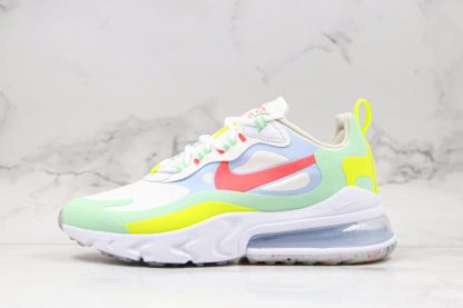 Nike Air Max 270 React White Flash Crimson Cucumber Green