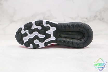 Nike Air Max 270 React White Hyper Pink bottom sole
