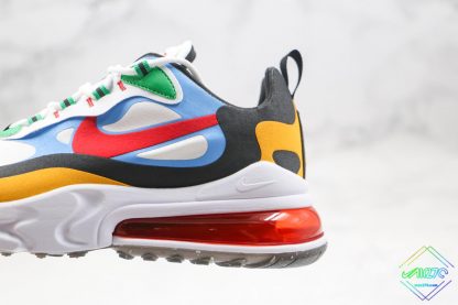 Nike Air Max 270 React White University Gold Red black